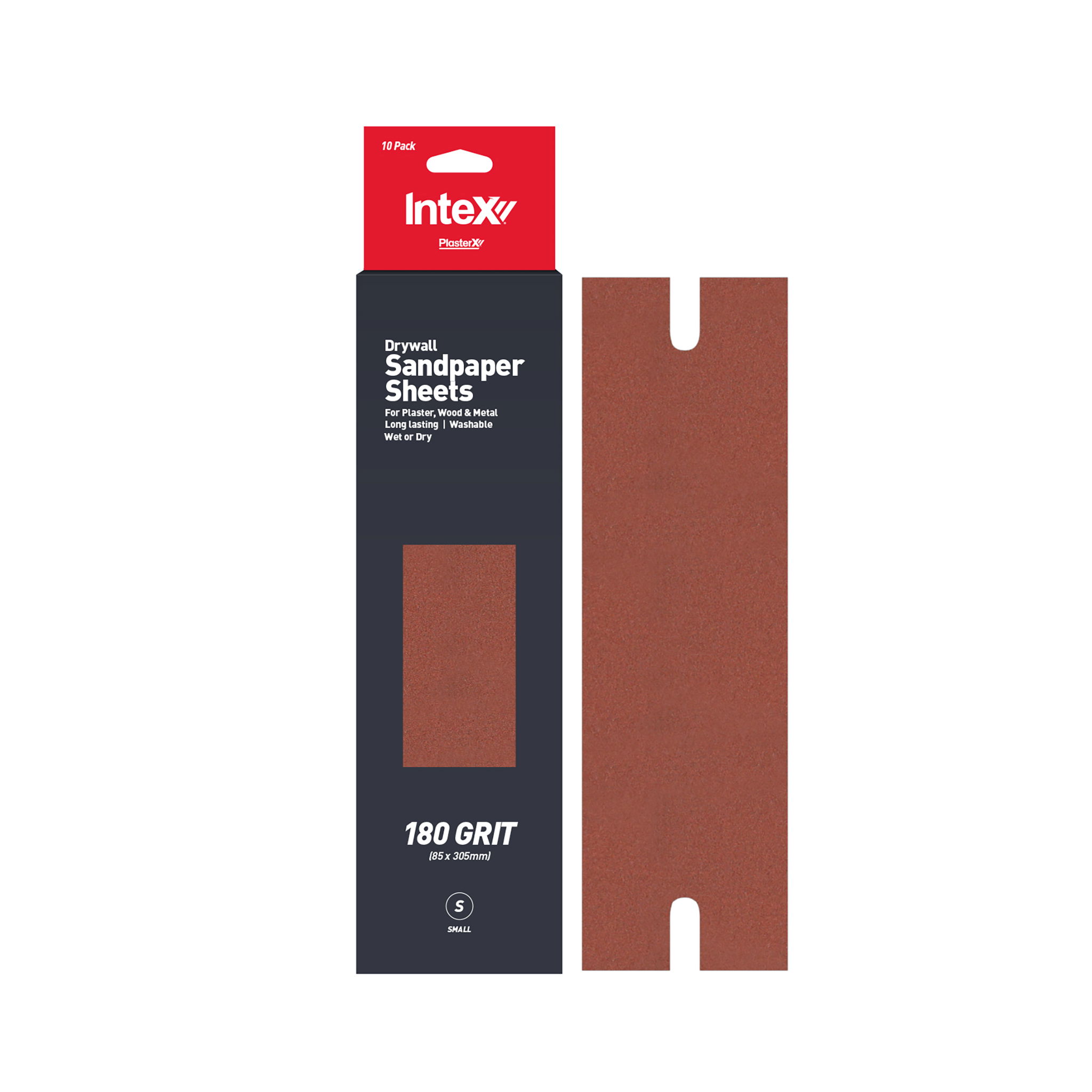 PlasterX® Small Slotted Sandpaper Sheets