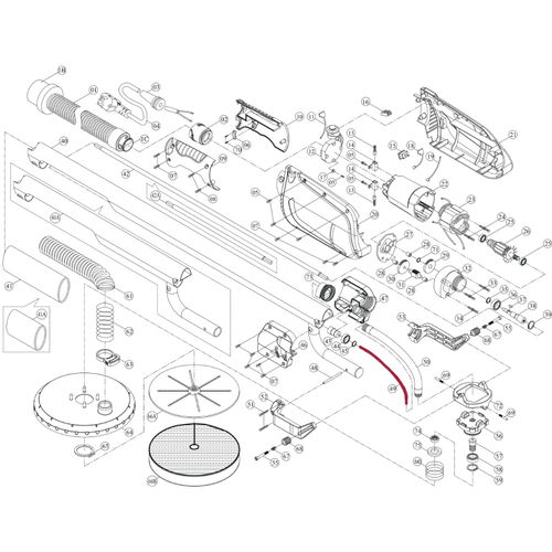 Secondary Drive Cable - Power Sander Spare Parts