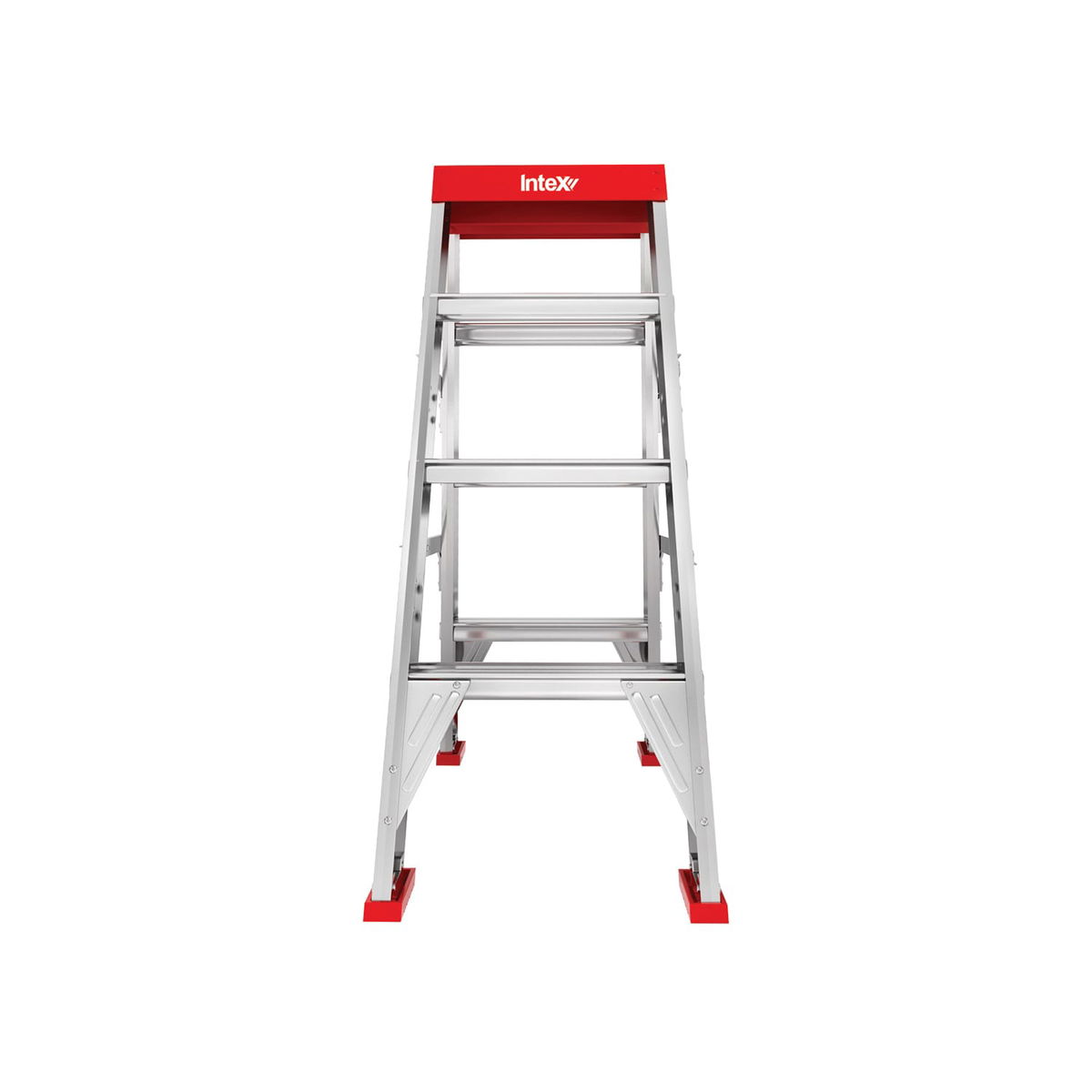 Buy 4 Step Aluminium Platform Ladder - 1200mm online - Intex