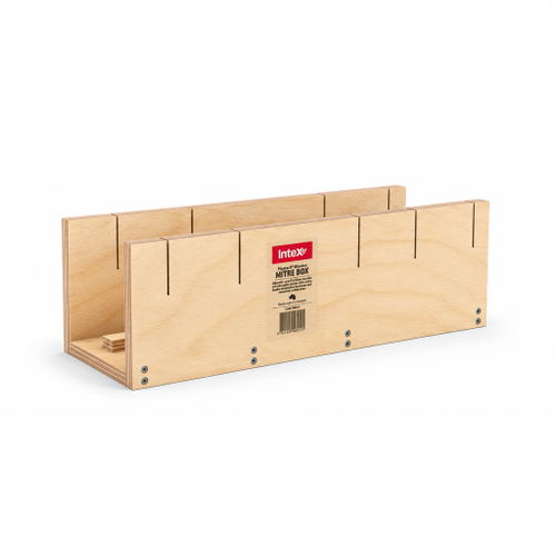 PlasterX® Mitre Boxes Dual Cut - Adjustable Hand Crafted Laminated Plywood (90°/135° & up to 230mm Cornice)