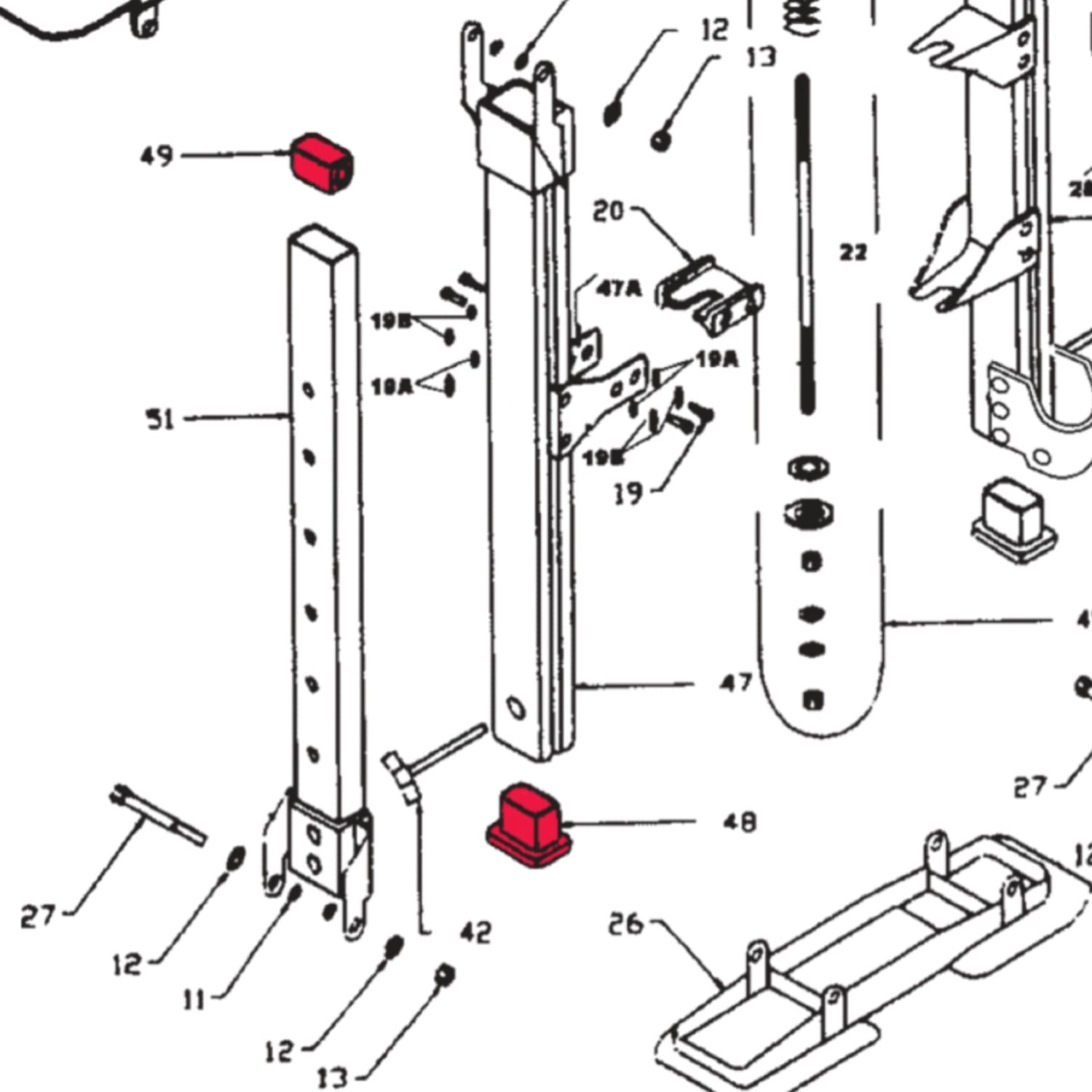 Stilts / Spare Parts - Intex