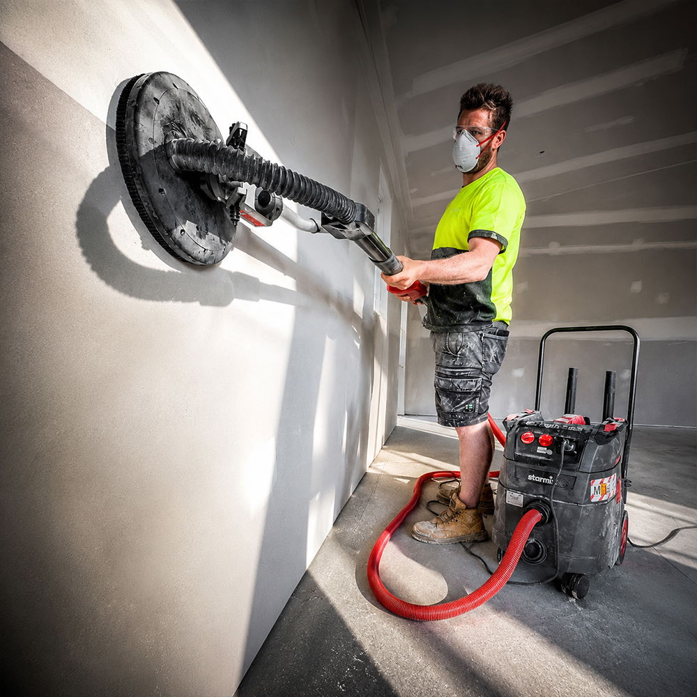 Buy Dustless Drywall Power Sander 550W 230V 650-1600RPM (Inc